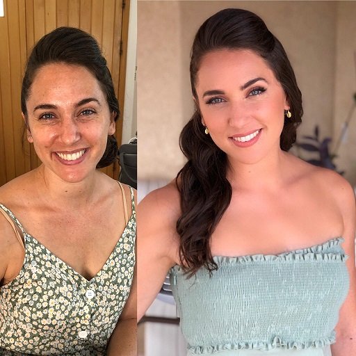 איפור לפני ואחרי